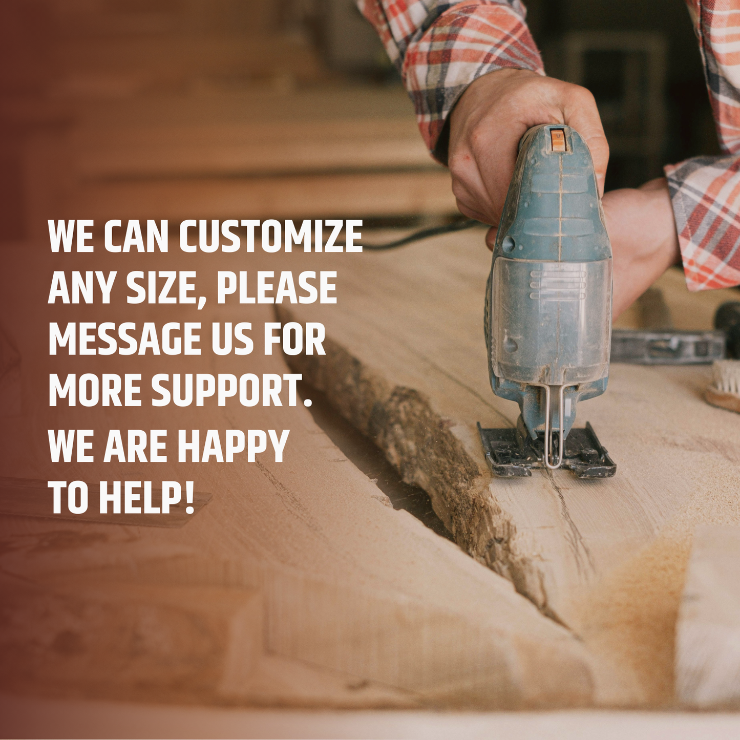 Modern Solid Wood TV Console with Circular Base