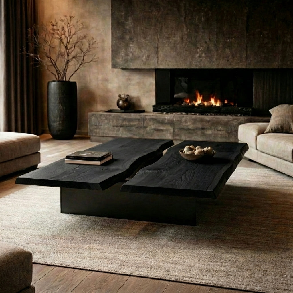 Ultra-Luxury Sculptural Live Edge Coffee Table